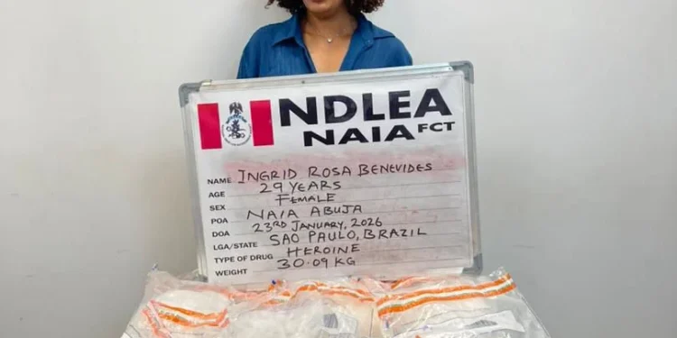 NDLEA seizes 30kg heroin hidden in coffee packs, arrests Brazilian