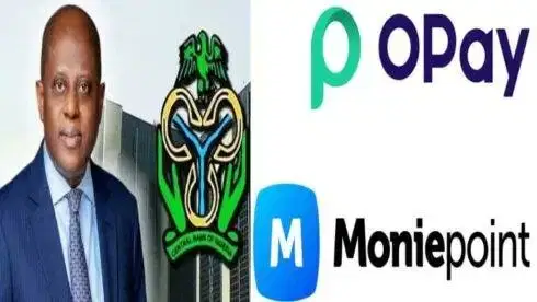 CBN upgrades Opay, Moniepoint, others to national licenses