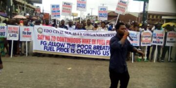 Drivers Shut Down Roads in Edo Over Soaring Fuel Costs