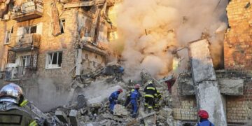 Russia Launches Massive Missile and Drone Barrage on Ukraine, Killing at Least Four
